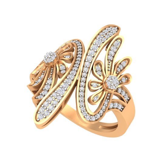 Mojito Stylish Diamond Ring - One