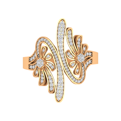 Mojito Stylish Diamond Ring - Two
