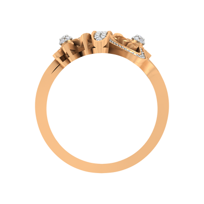 Mojito Stylish Diamond Ring - Four
