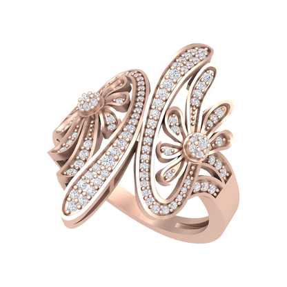 Mojito Stylish Diamond Ring - Five