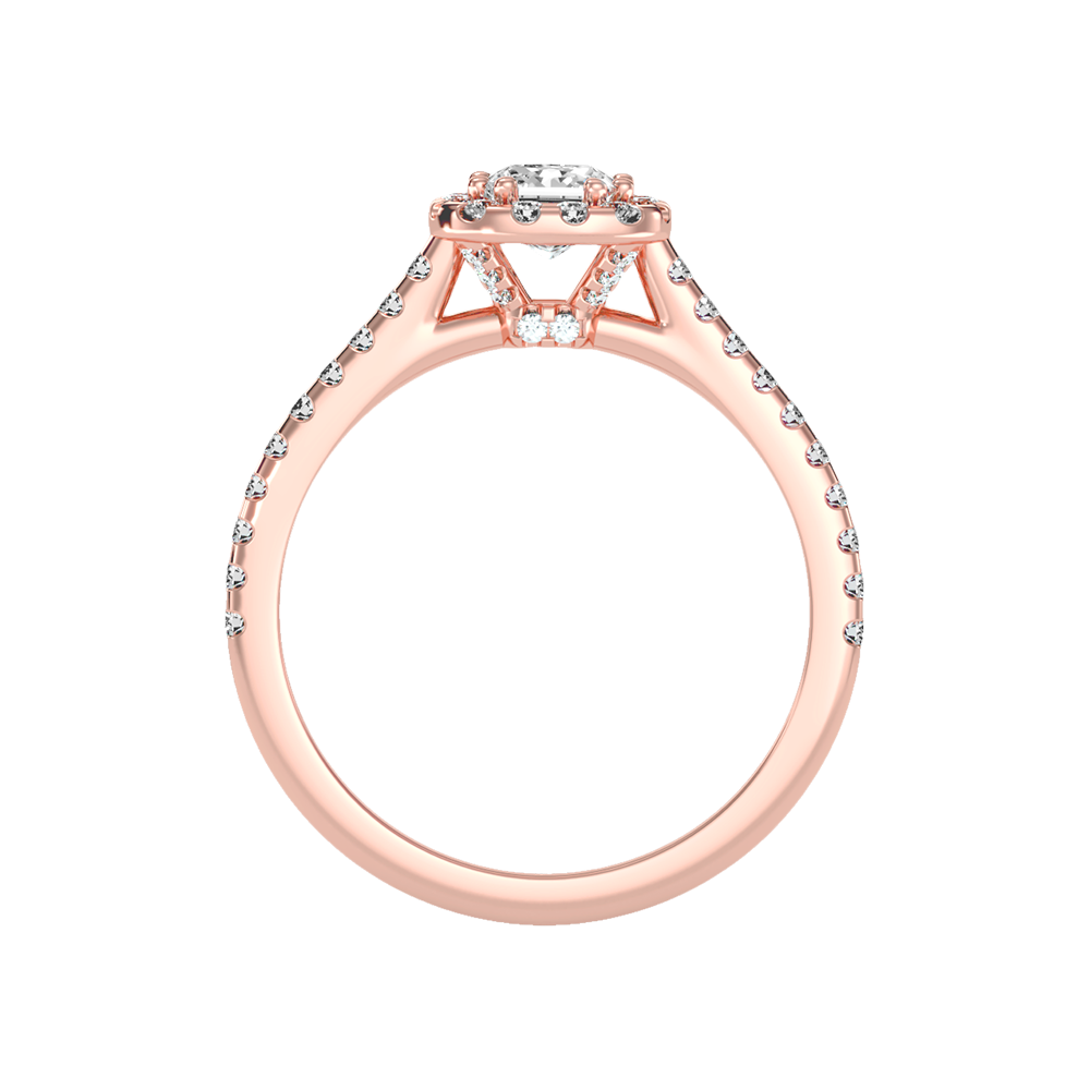 Momentous Halo Ring In 925 Sterling Silver - Ten