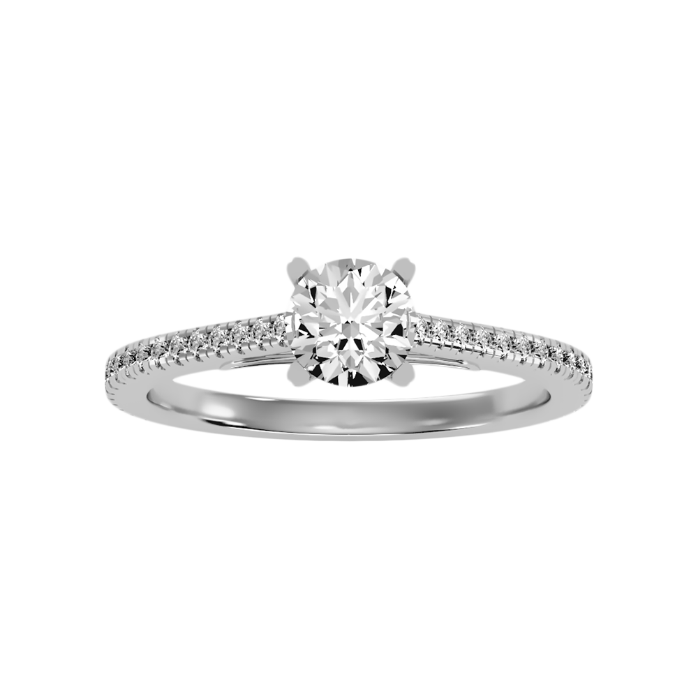 Mona Solitaire Ring - Three