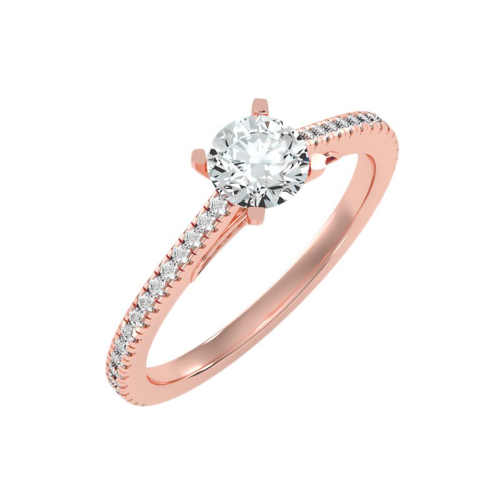 Mona Solitaire Ring - Five