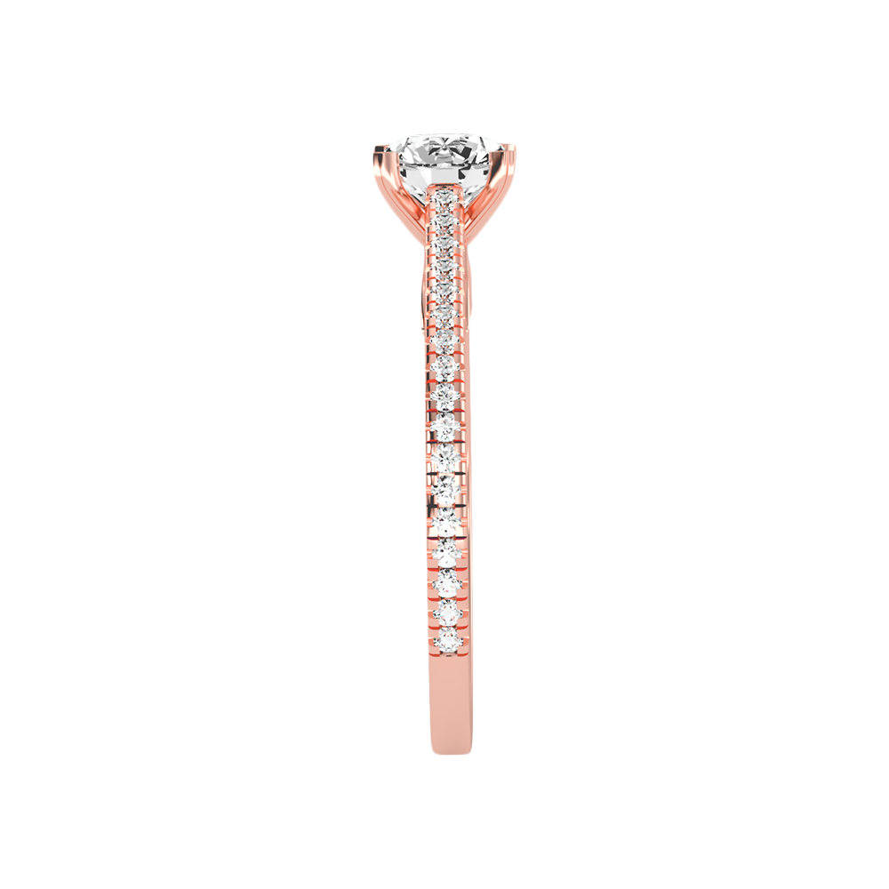 Mona Solitaire Ring In 925 Sterling Silver - Eight