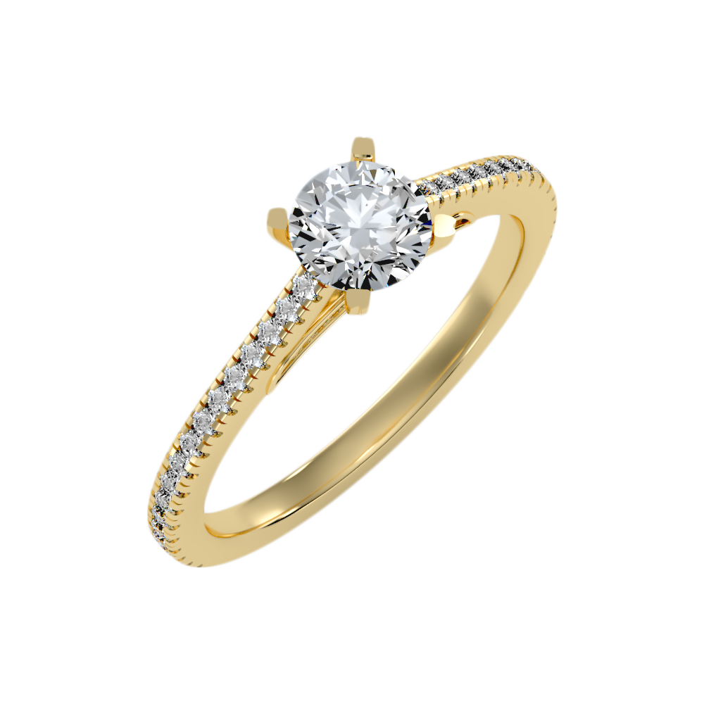 Mona Solitaire Ring - Nine
