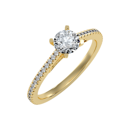 Mona Solitaire Ring - Nine
