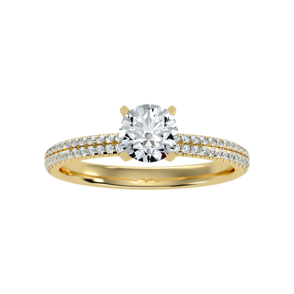 Mono Solitaire Ring - Ten