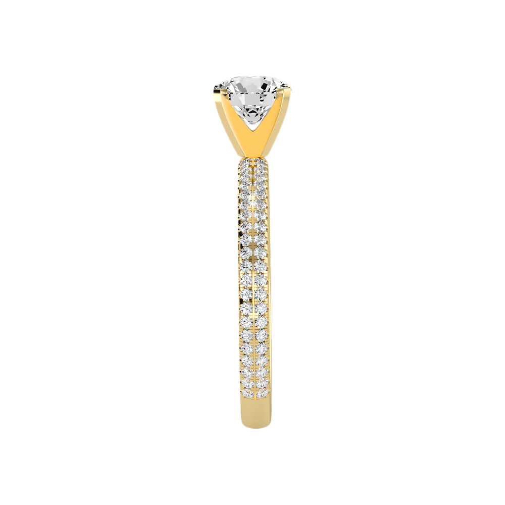 Mono Solitaire Ring In 925 Sterling Silver - Eleven