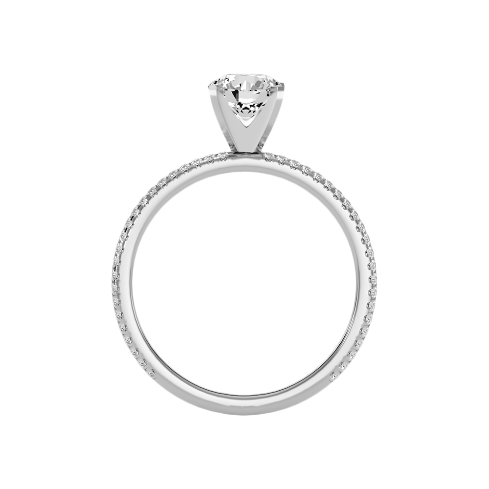 Mono Solitaire Ring - Eight