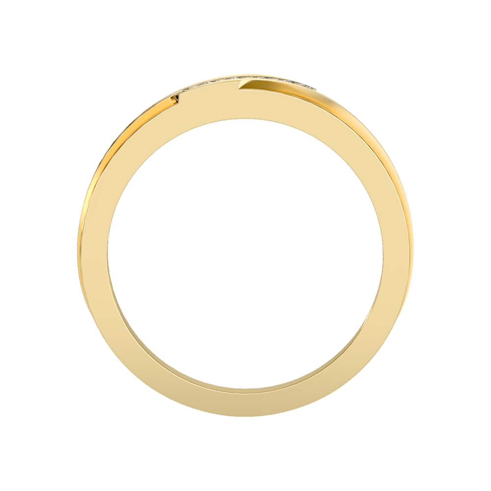 Moonlit Men's Band In 925 Sterling Silver - Two