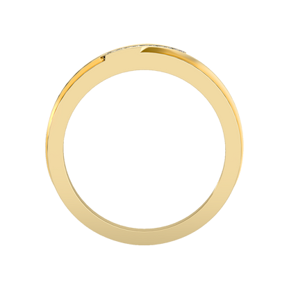 Moonlit Men's Band In 925 Sterling Silver - Two