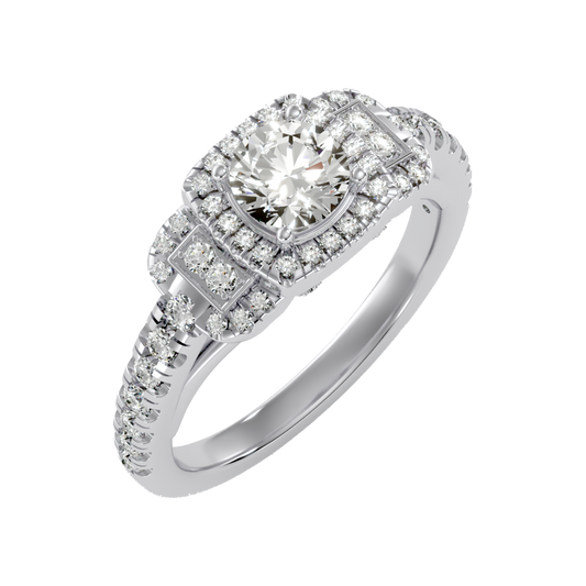 Moon Halo Ring - One