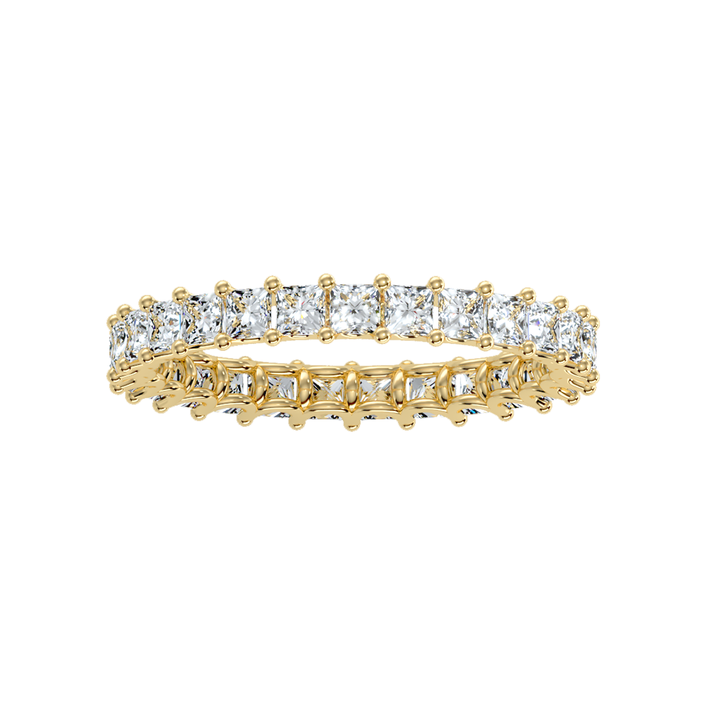 Mystic Eternity Band In 925 Sterling Silver - Ten