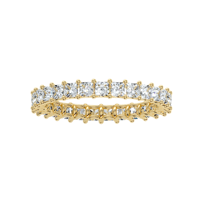 Mystic Eternity Band In 925 Sterling Silver - Ten
