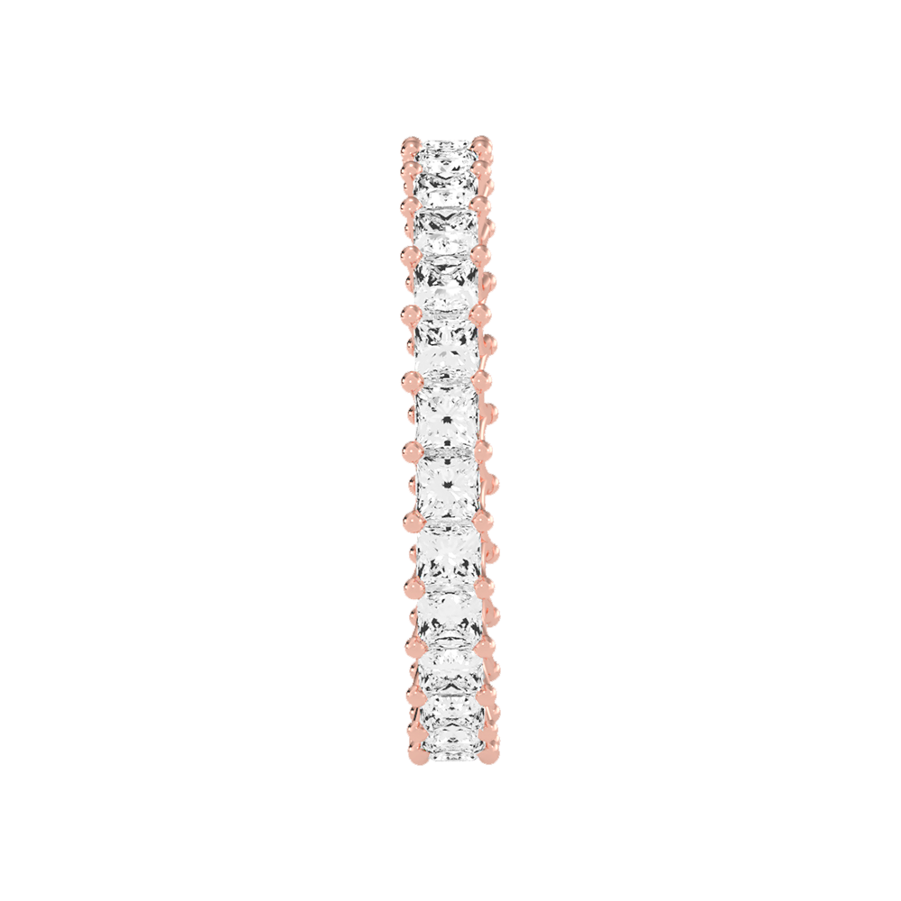 Mystic Eternity Band In 925 Sterling Silver - Four
