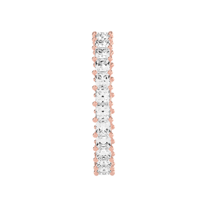 Mystic Eternity Band In 925 Sterling Silver - Four