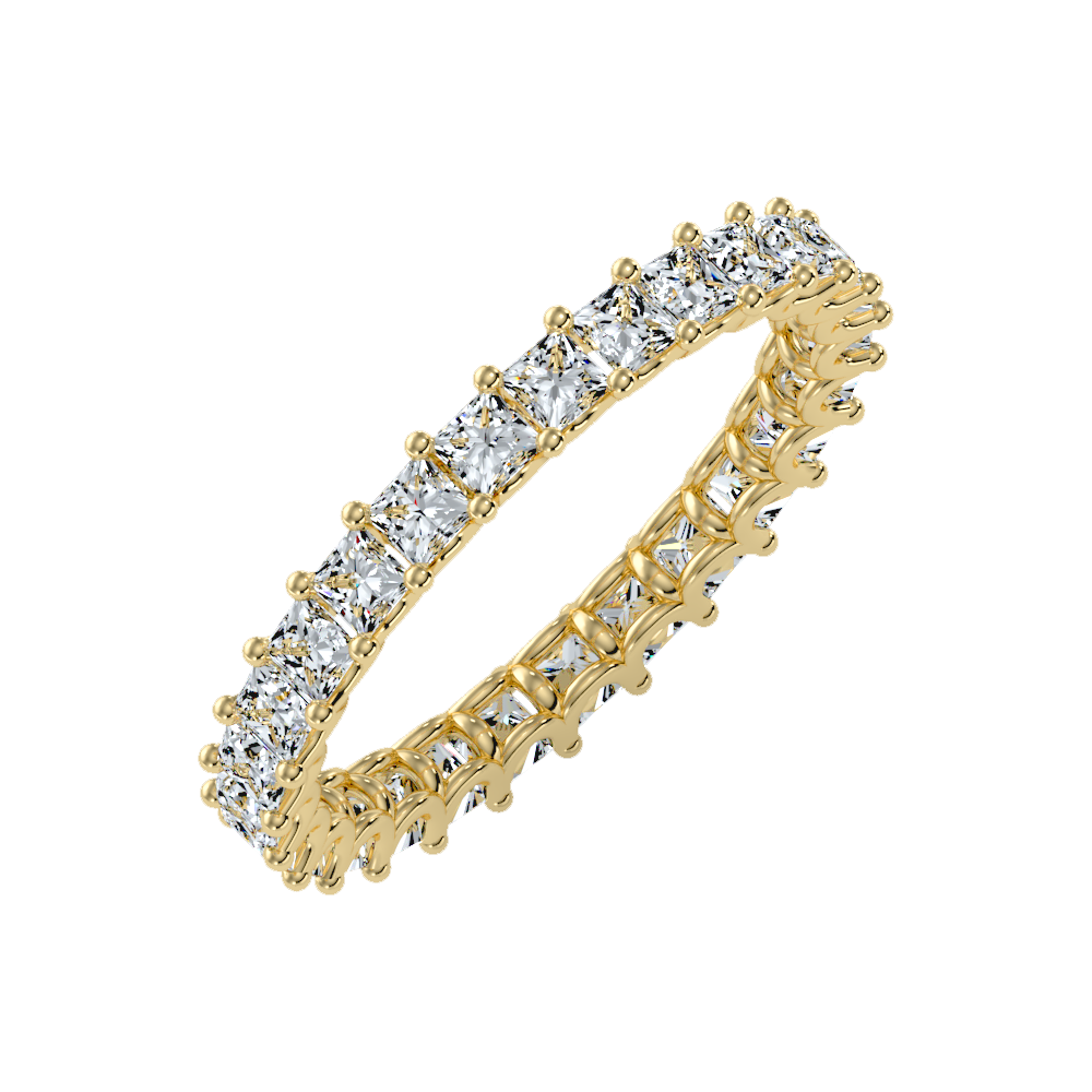 Mystic Eternity Band In 925 Sterling Silver - Nine