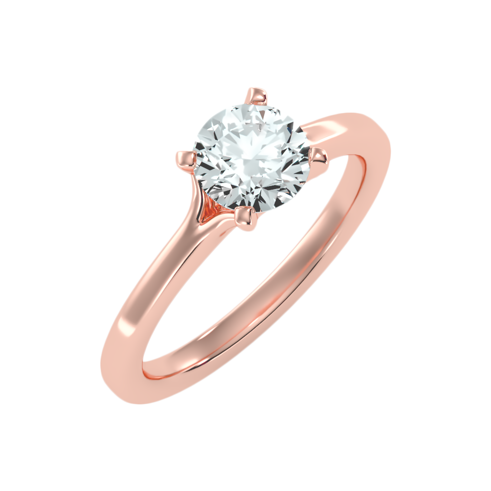 Naive Solitaire Ring - Five
