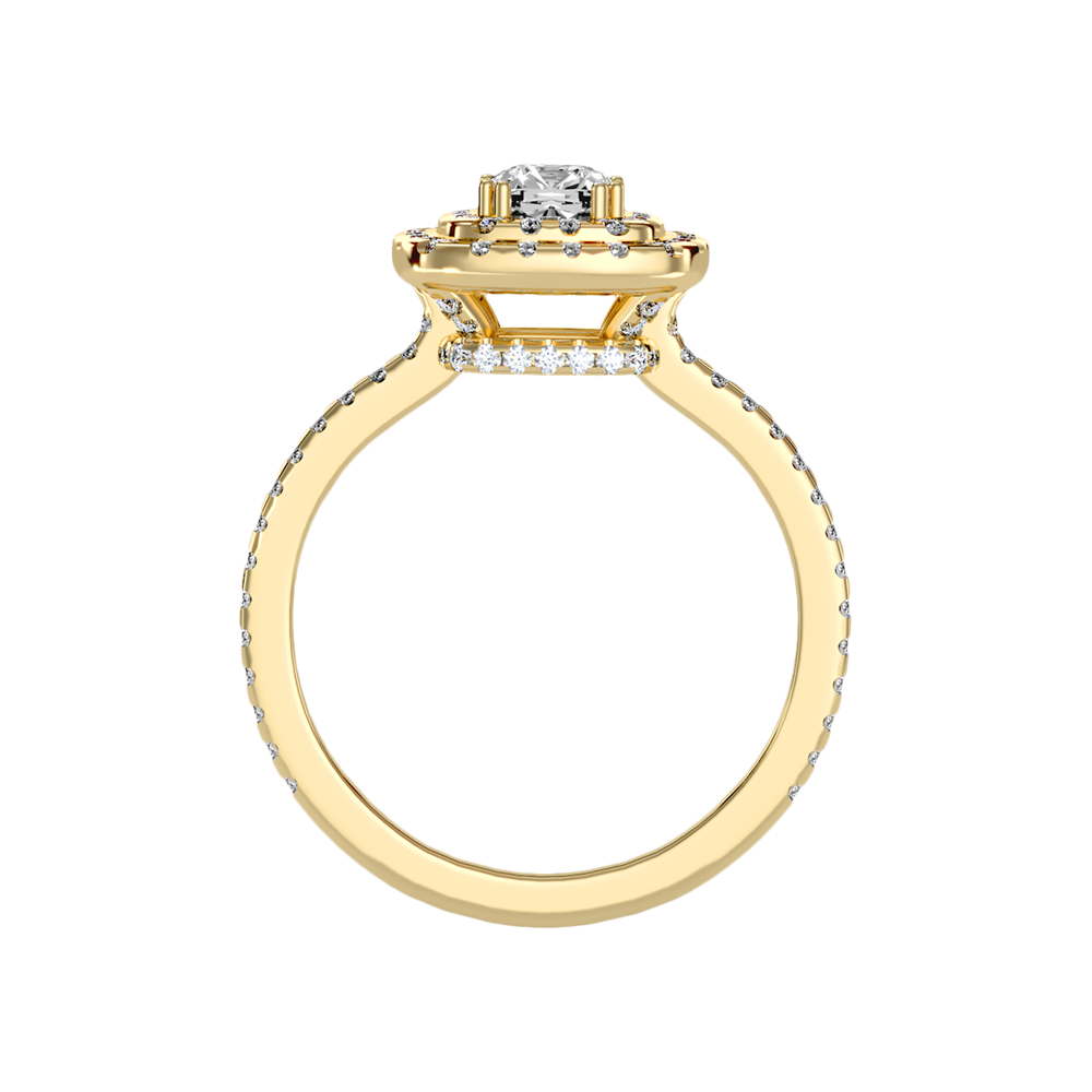 Natural Solitaire Ring In 925 Sterling Silver - Two