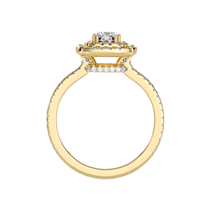 Natural Solitaire Ring In 925 Sterling Silver - Two