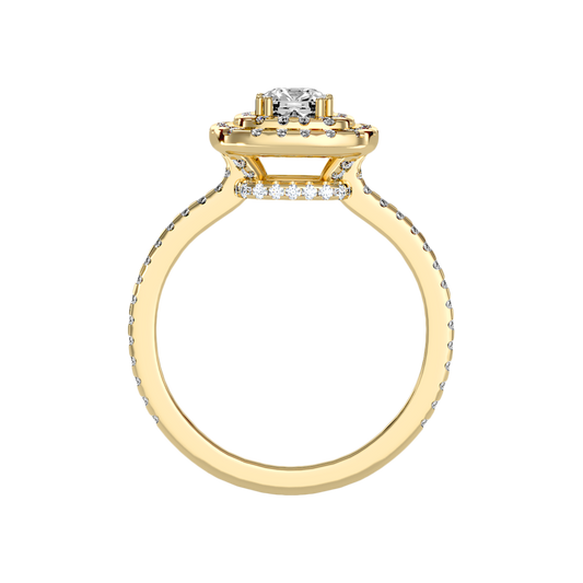 Natural Solitaire Ring In 925 Sterling Silver - Two
