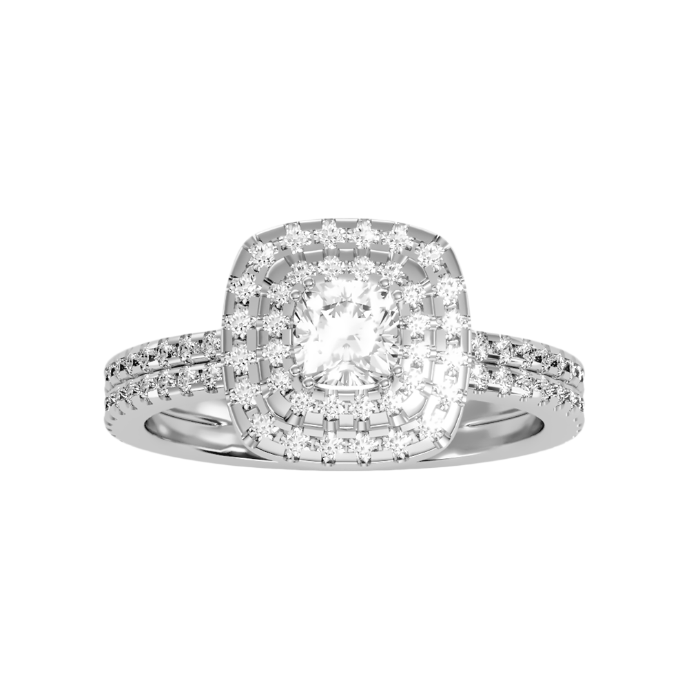 Natural Solitaire Ring - Six