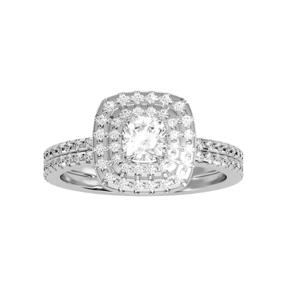 Natural Solitaire Ring - Six