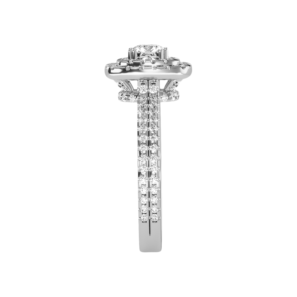 Natural Solitaire Ring In 925 Sterling Silver - Seven