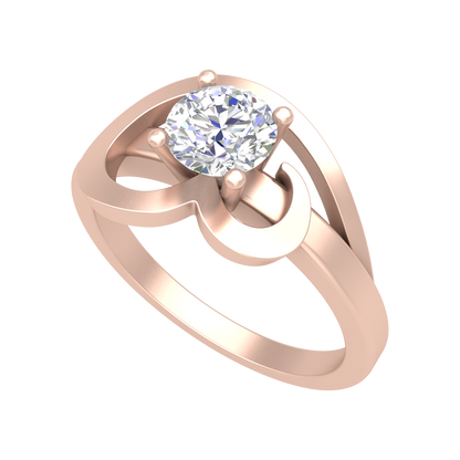 Nature's Basket Solitaire Ring - One