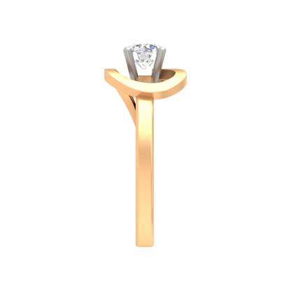 Nature's Basket Solitaire Ring - Twelve