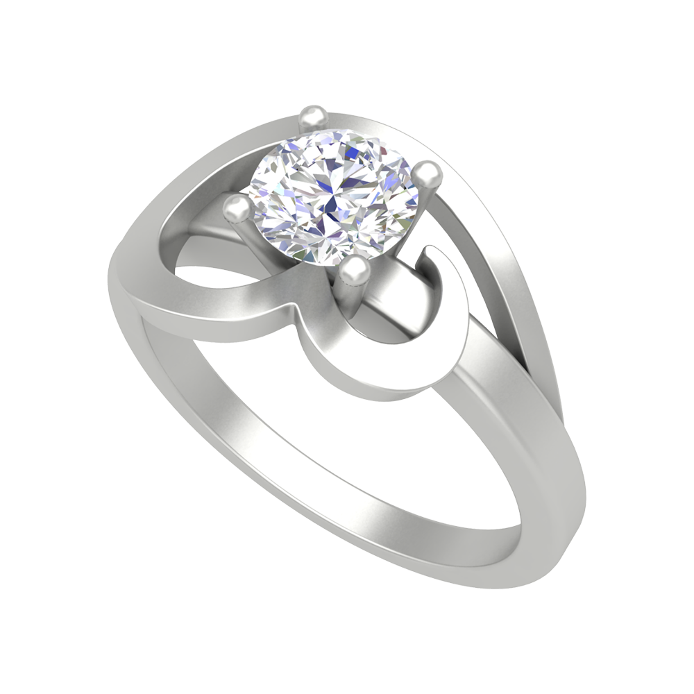Nature's Basket Solitaire Ring - Five