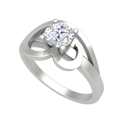 Nature's Basket Solitaire Ring - Five