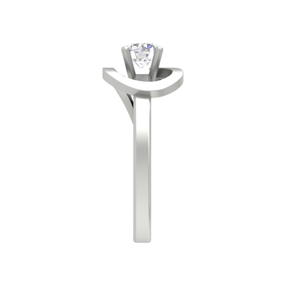 Nature's Basket Solitaire Ring - Seven
