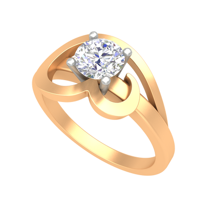 Nature's Basket Solitaire Ring - Nine