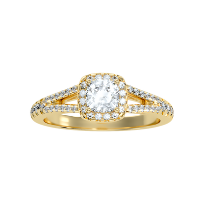 Neat Solitaire Ring - Ten