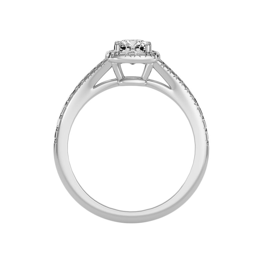 Neat Solitaire Ring In 925 Sterling Silver - Two
