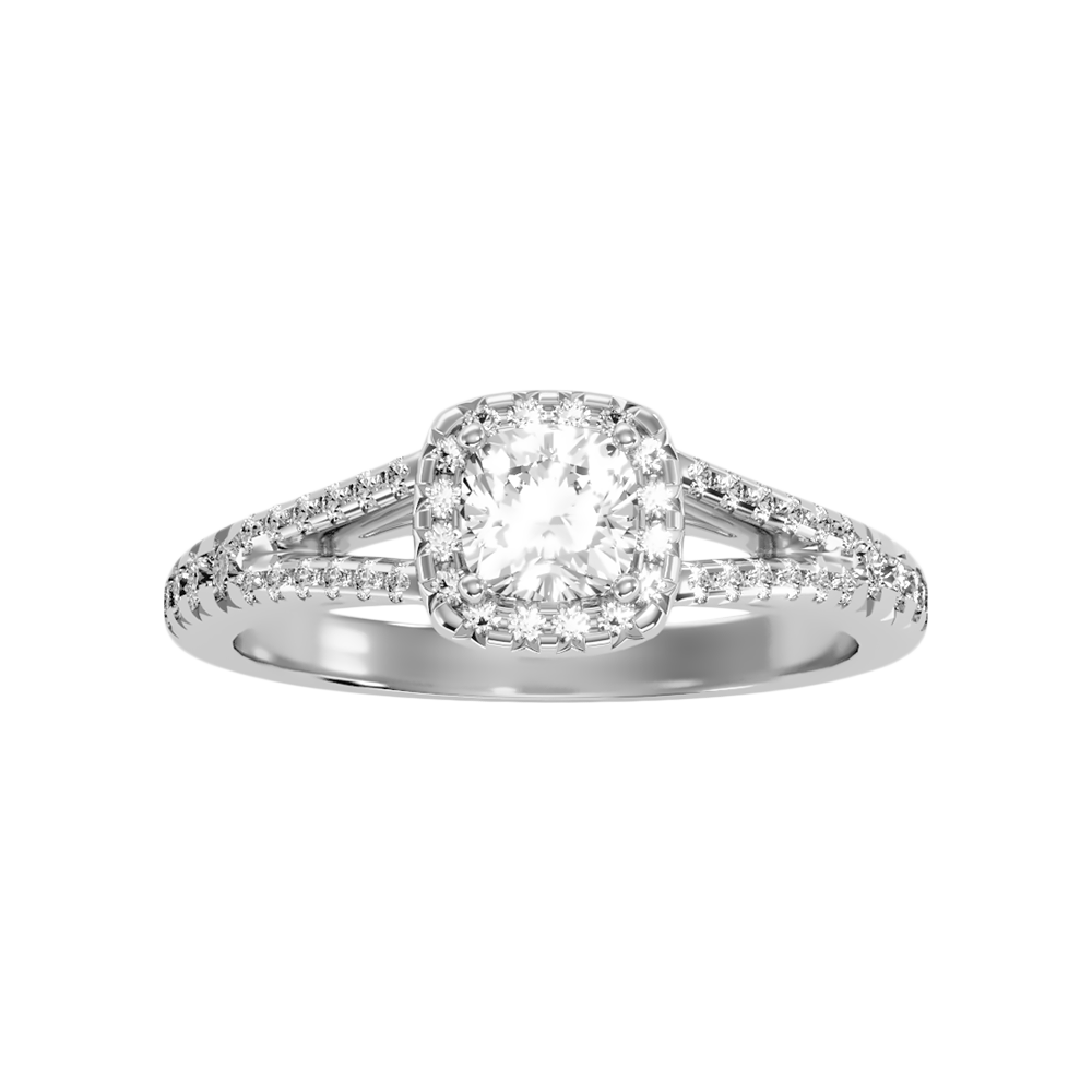 Neat Solitaire Ring In 925 Sterling Silver - Three