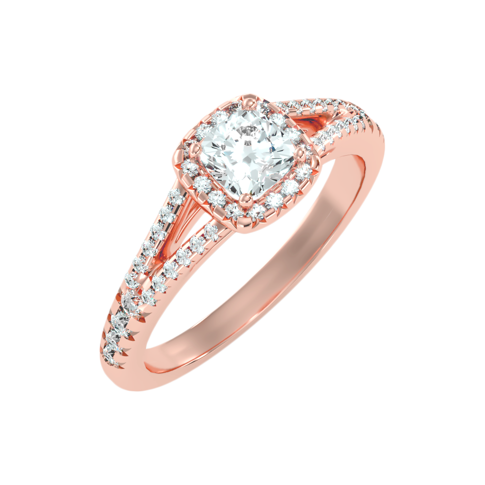 Neat Solitaire Ring - Five