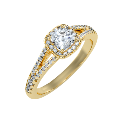 Neat Solitaire Ring In 925 Sterling Silver - Nine
