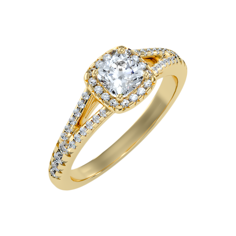 Neat Solitaire Ring - Nine
