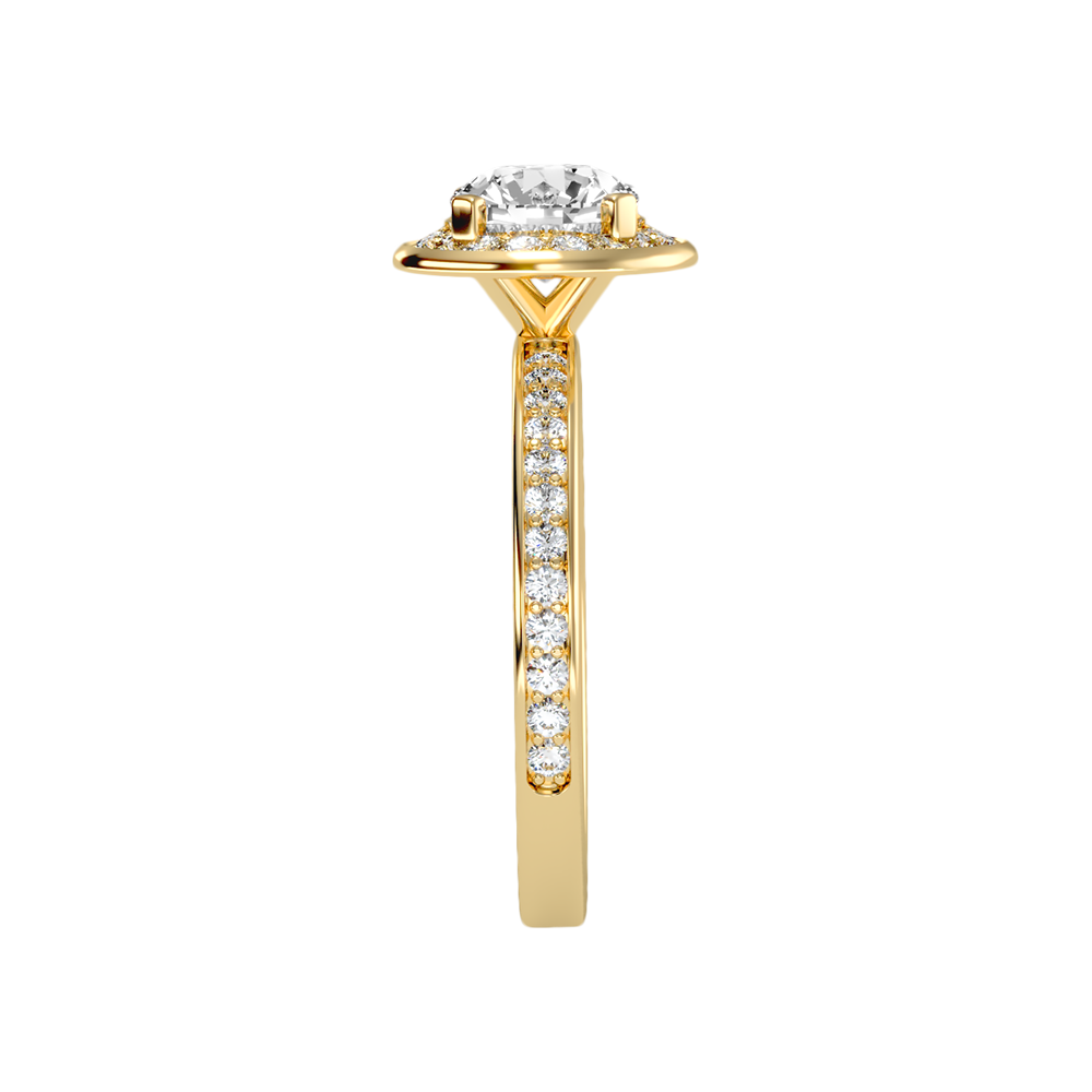 Nemo Classic Halo Diamond Engagement Ring - Eleven