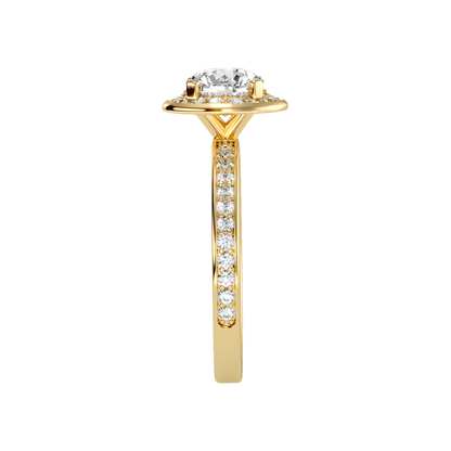 Nemo Classic Halo Diamond Engagement Ring - Eleven