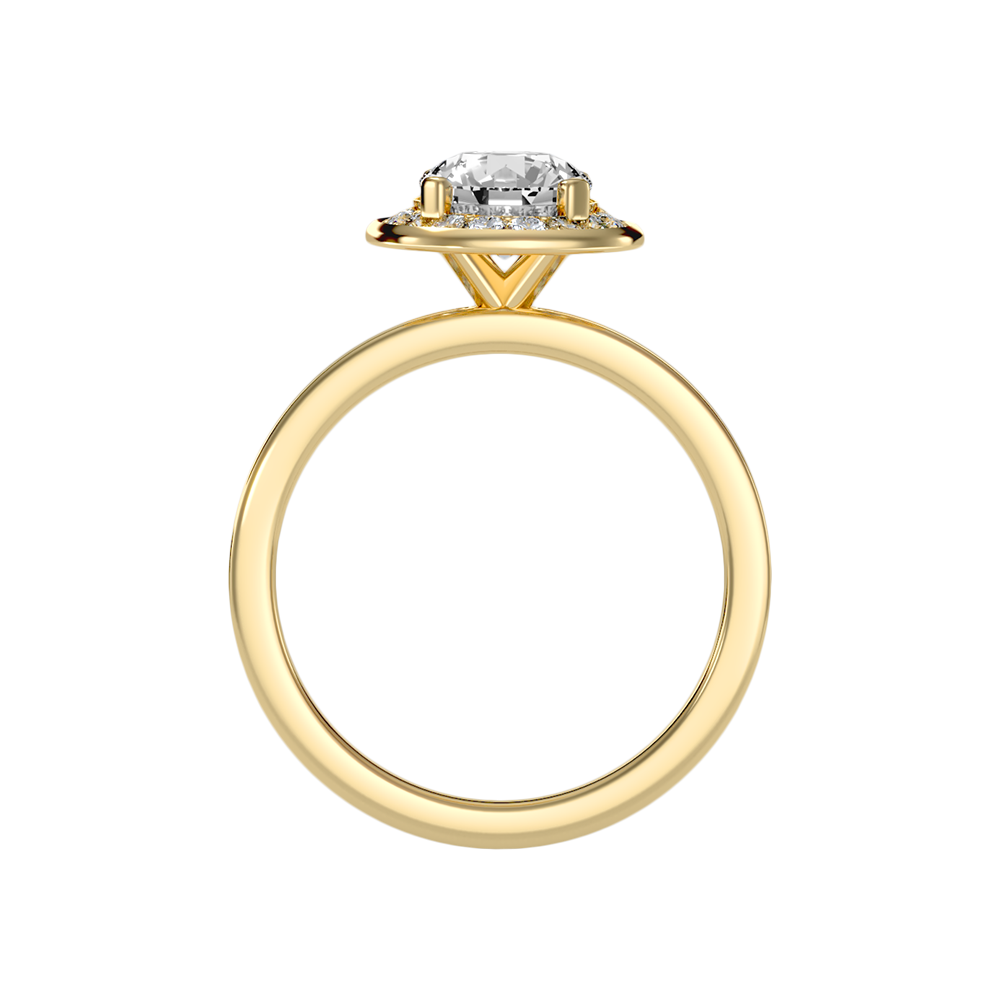 Nemo Classic Halo Diamond Engagement Ring In 925 Sterling Silver - Twelve