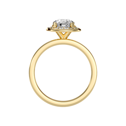 Nemo Classic Halo Diamond Engagement Ring In 925 Sterling Silver - Twelve