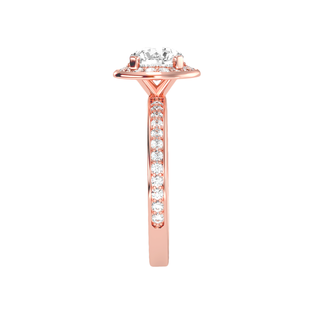 Nemo Classic Halo Diamond Engagement Ring - Eight