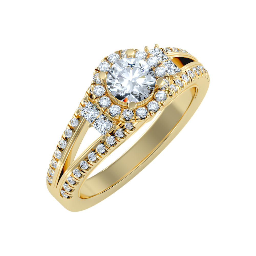 New Aged Halo Ring - One