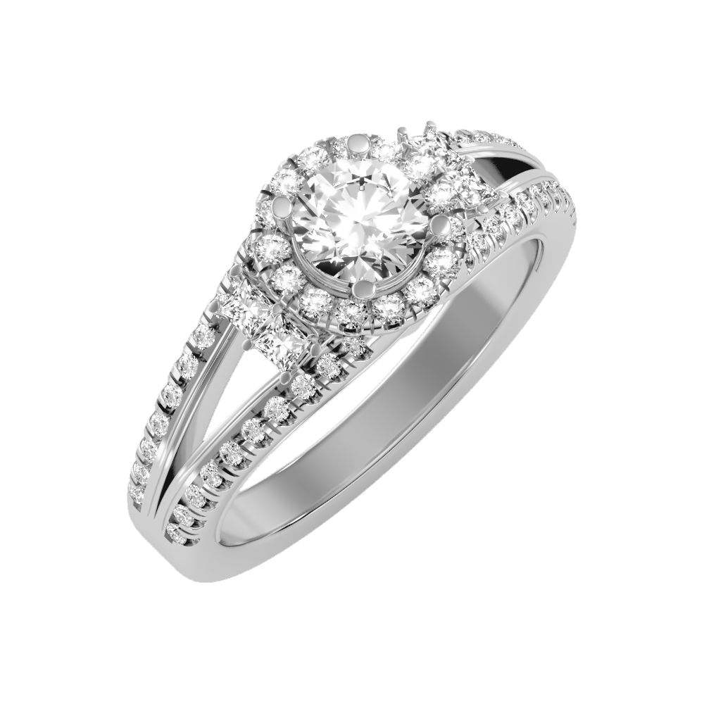 New Aged Halo Ring - Five