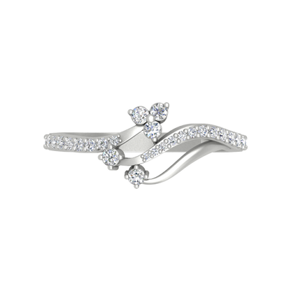 New Horizon Ring In 925 Sterling Silver - Six