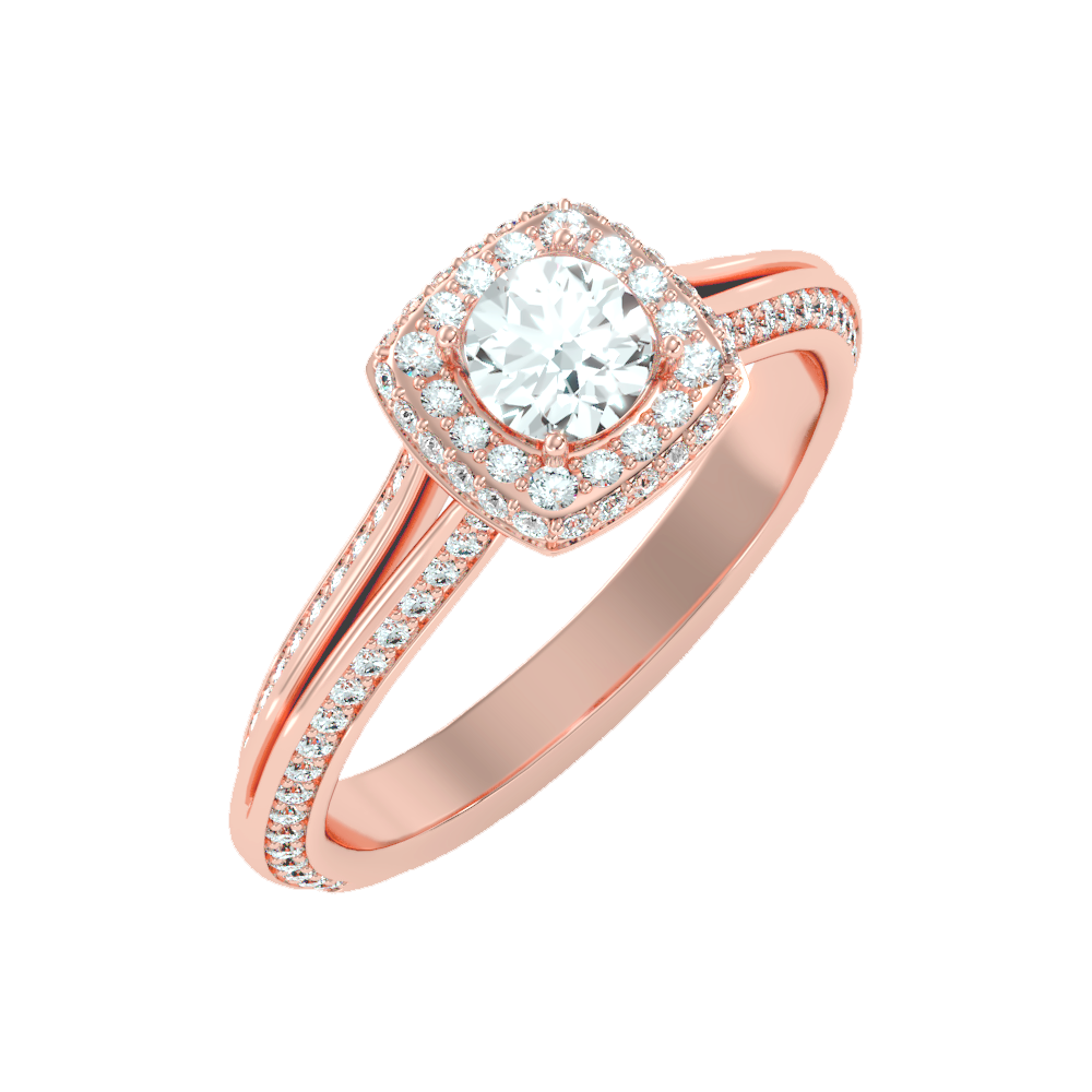 Nice Solitaire Ring In 925 Sterling Silver - One