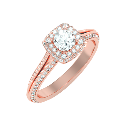 Nice Solitaire Ring In 925 Sterling Silver - One